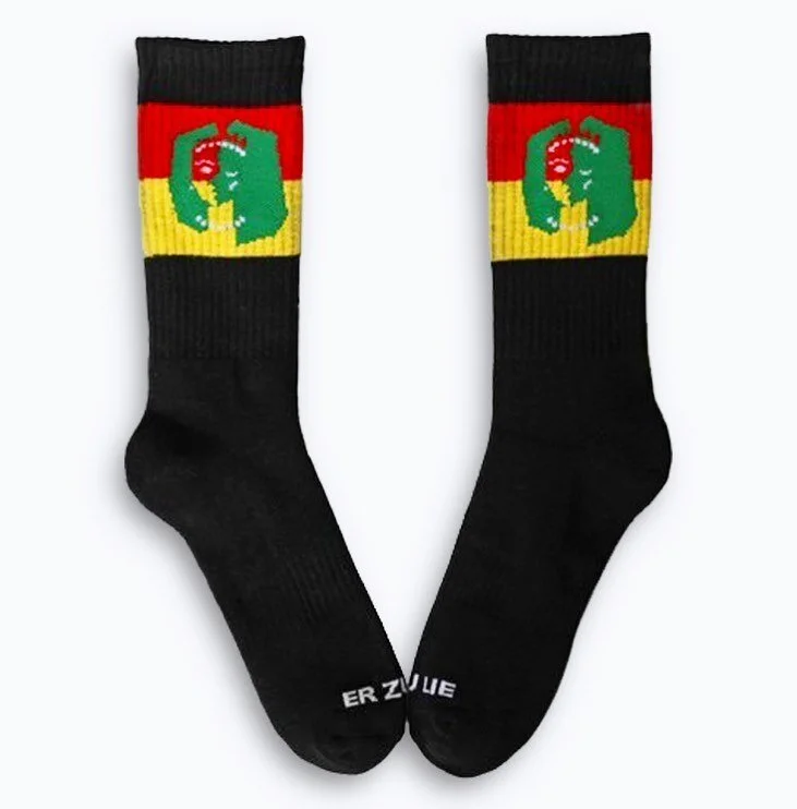 We&rsquo;ve got 3 kinds of socks for sale. Limited run. 

1. Rasta Socks 
2. Napoli Socks 
3. Dark Purple Socks 

Go check out the link in our bio and get some socks right in time for the holidays! 

Design: Courtesy of @bernardgifford