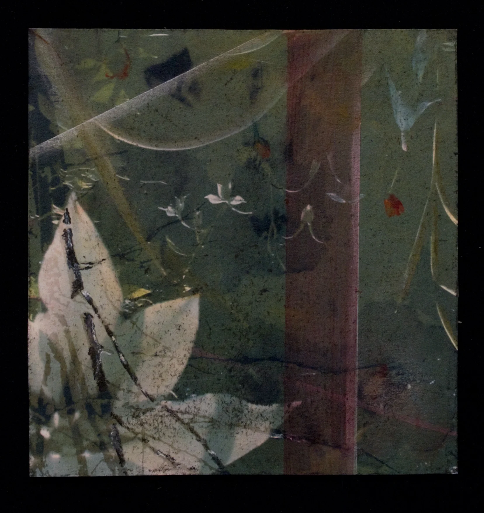 "Life’s Layers I" 5” x 5" pigment inkjet, pencil and ink