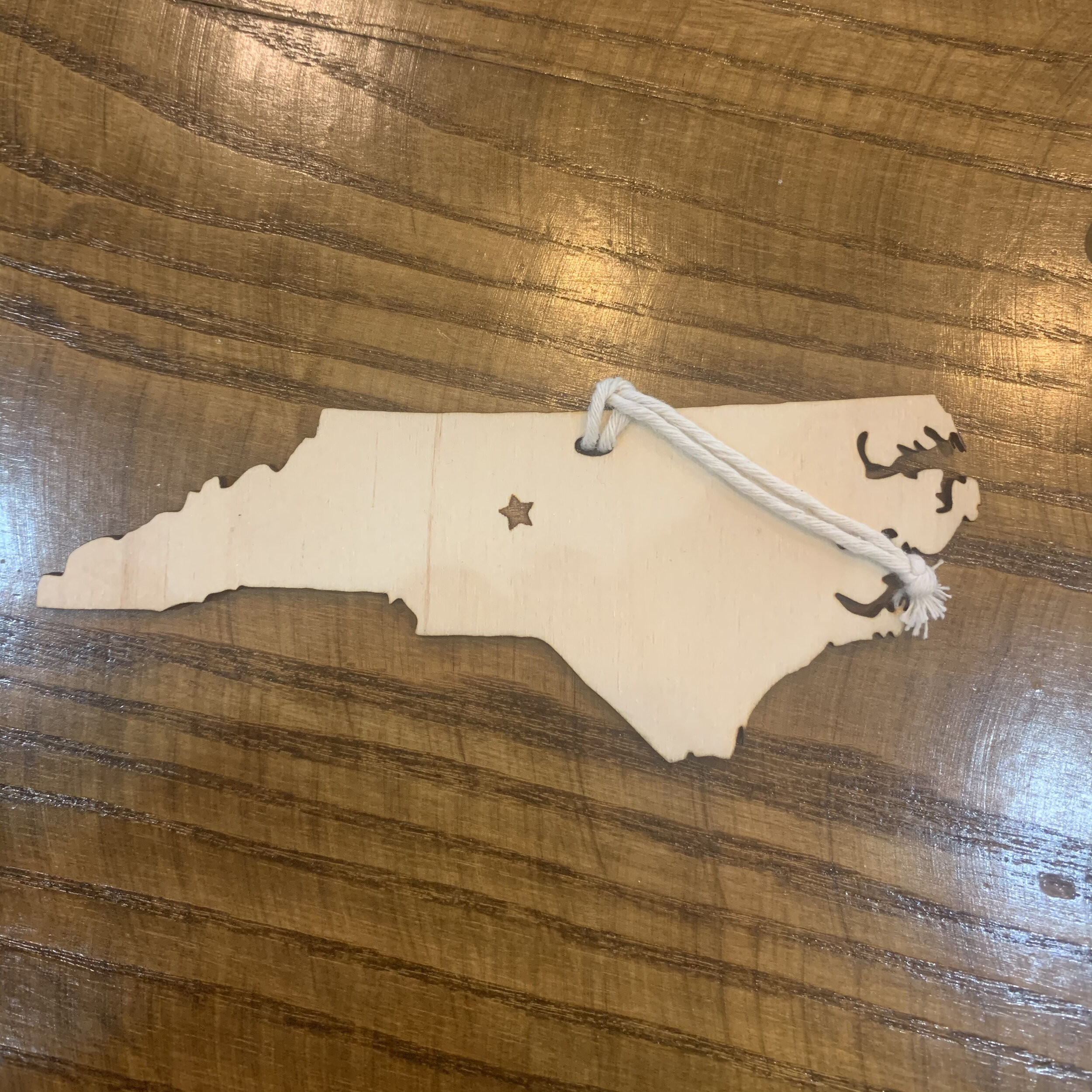 North Carolina (Thomasville) Wooden Ornament