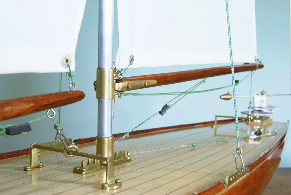 model sailing yacht fittings