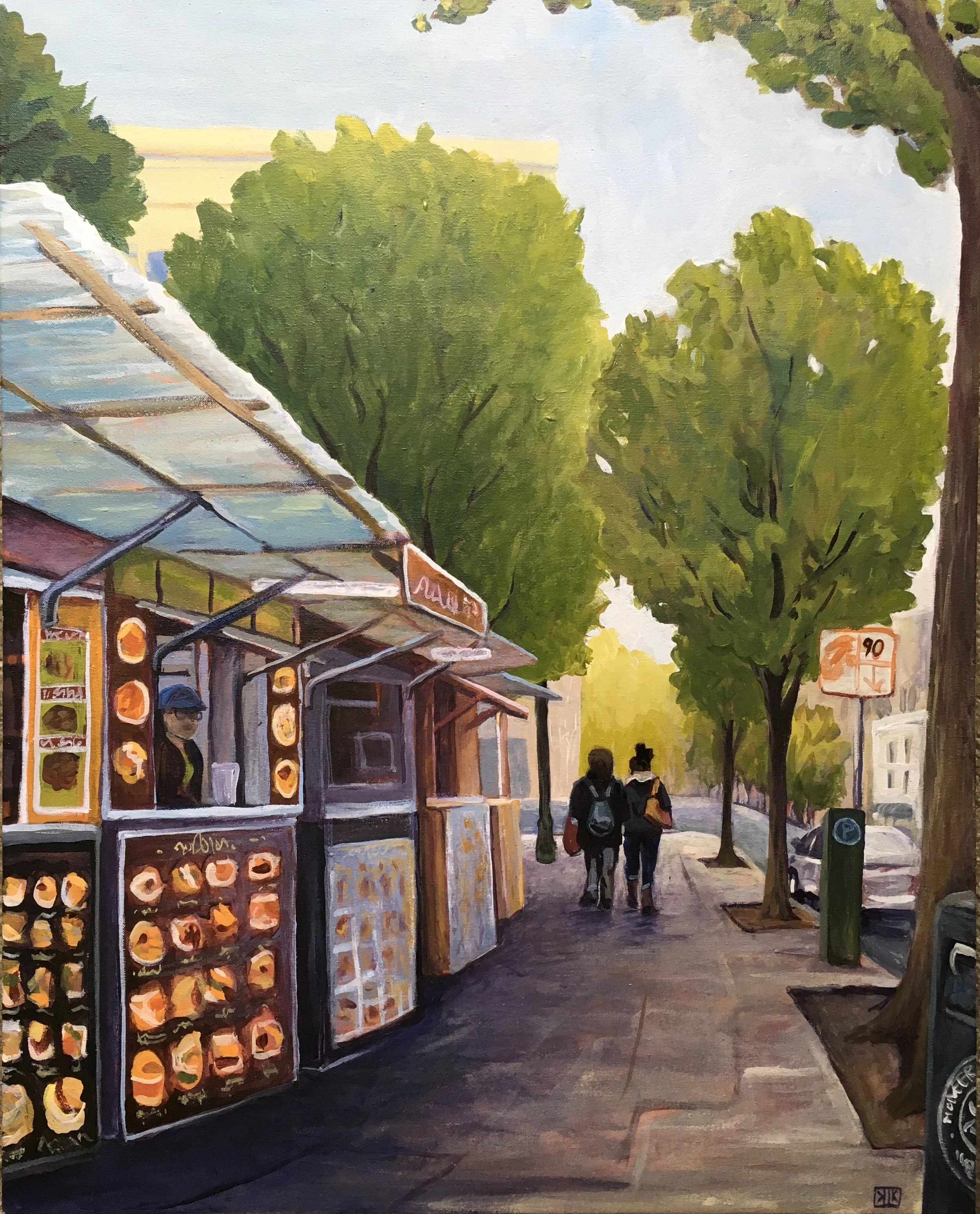 Food carts on Alder