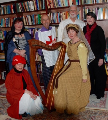  L-R Back: Tori Owen, Robert Moreton, Don Herald, Betty Bennett and seated, Rita Grimaldi and Angelica Ottewill.