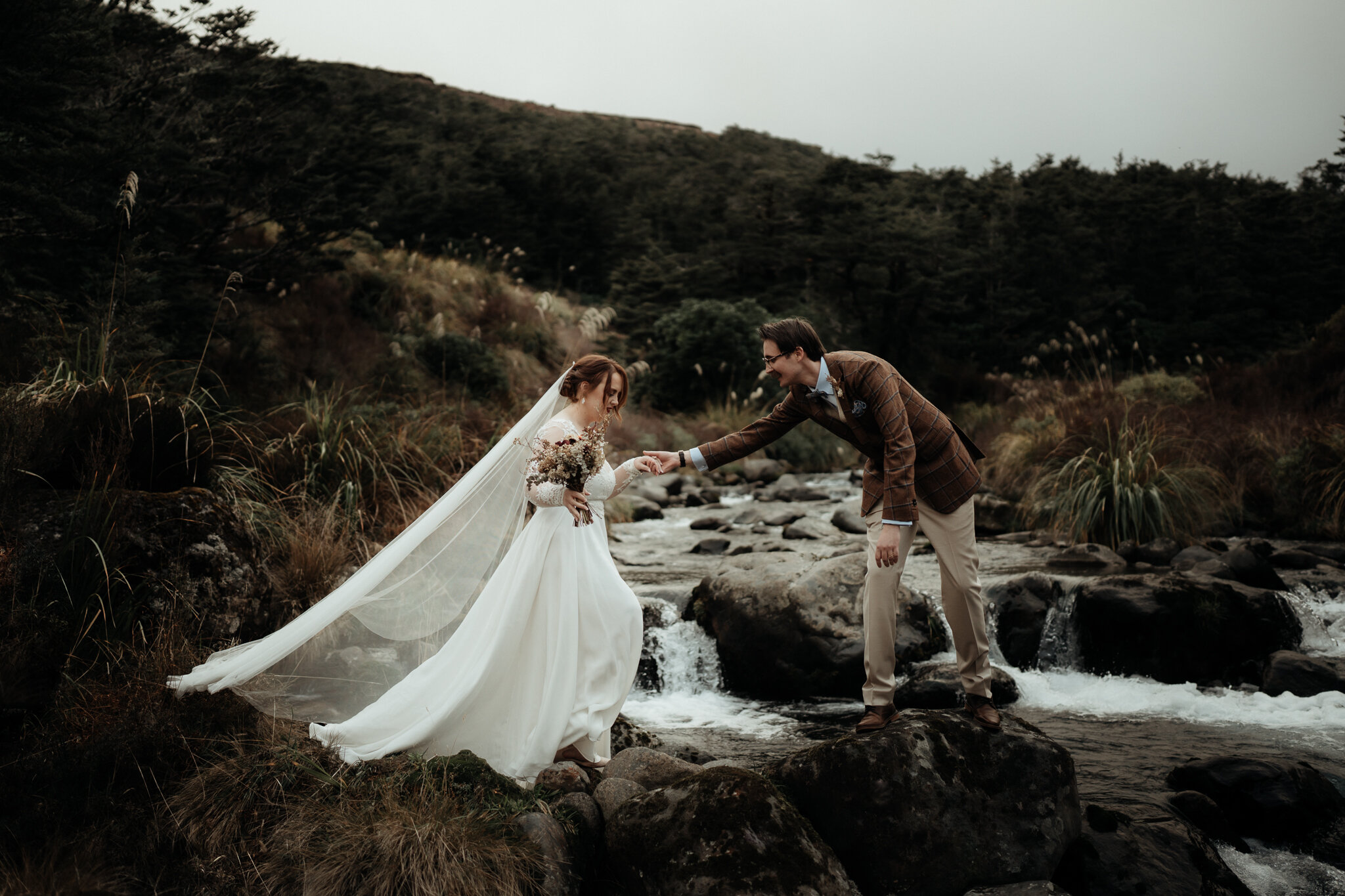 Kaci + Max // Tongariro Elopement