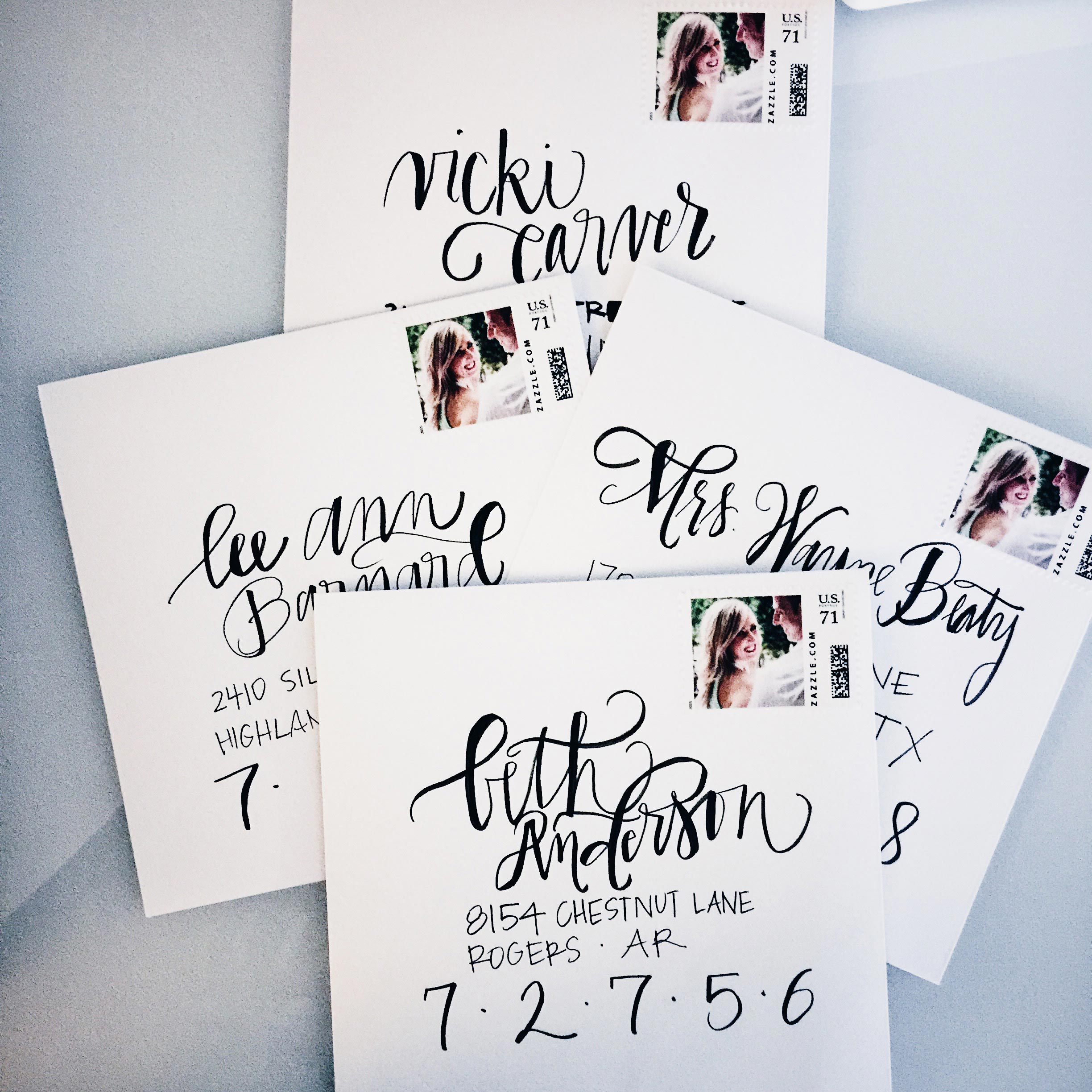 robynwise_outerenvelopeandstamp_calligraphy.jpg