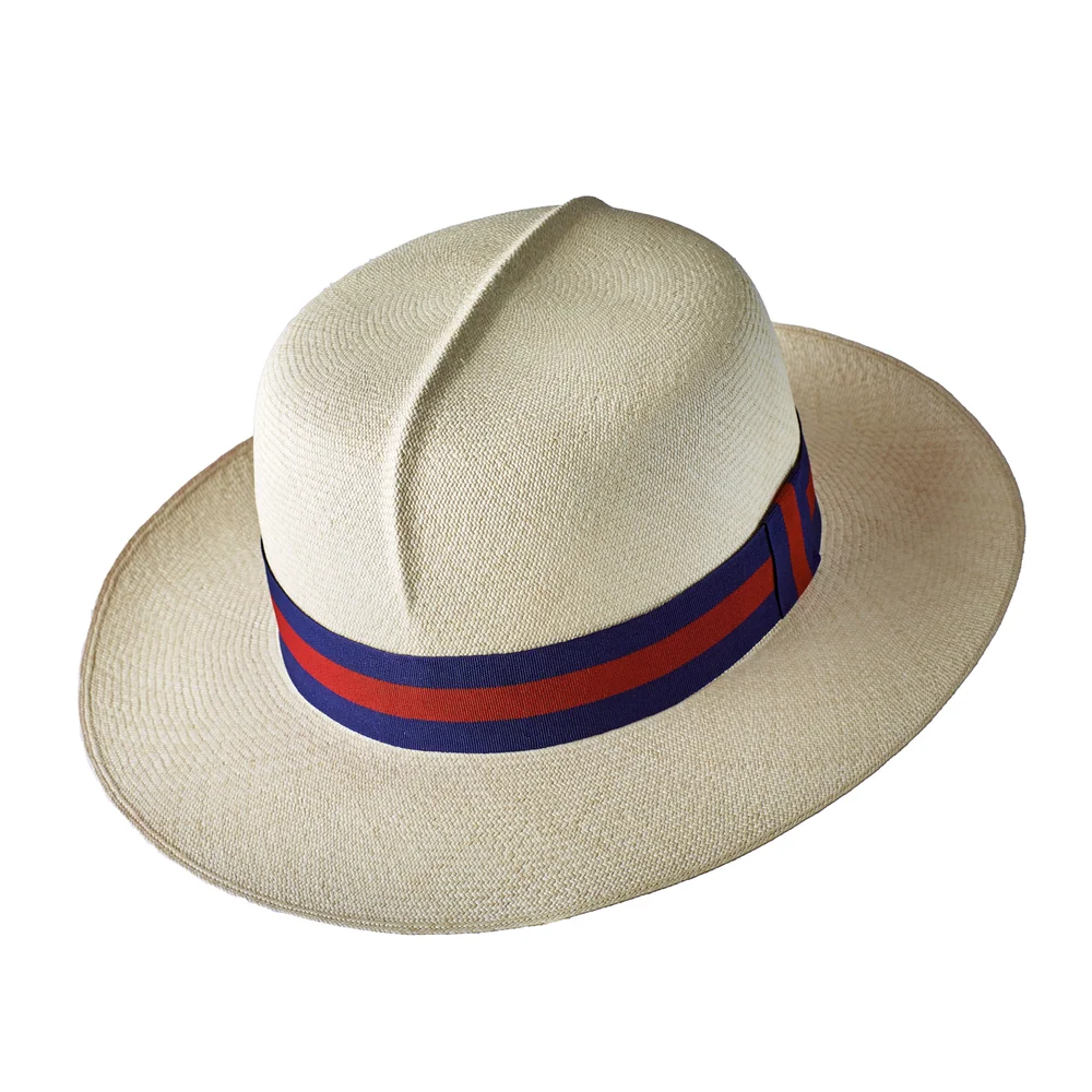 New Montecristi original Panama hat Sz 59 Montecristi Panama Hat Havana Style Fine Fine Weave – Alpaca  main image 4