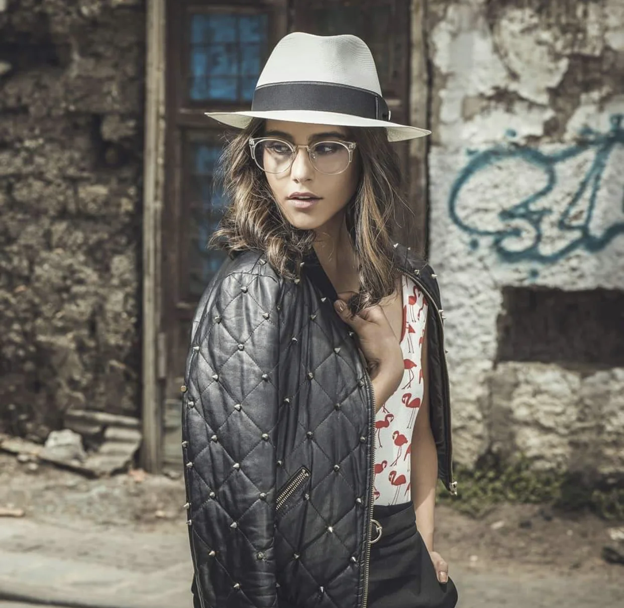 ladies white panama hat