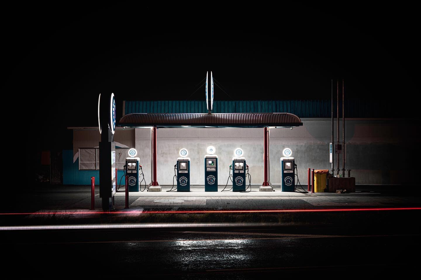 Mangaweka Retro Gasoline Station.
