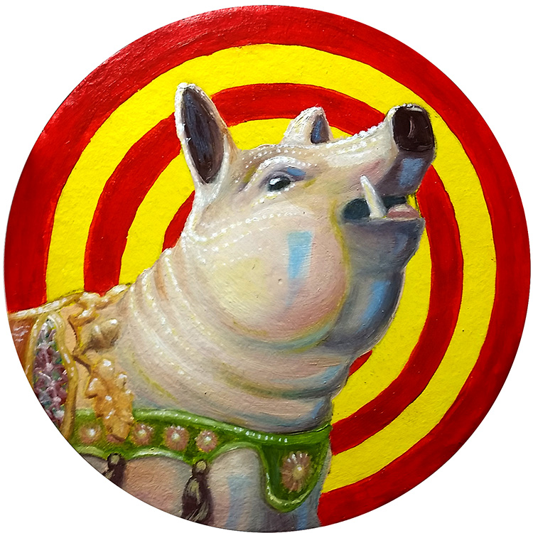 Carousel Pig - Coaster Show 2017