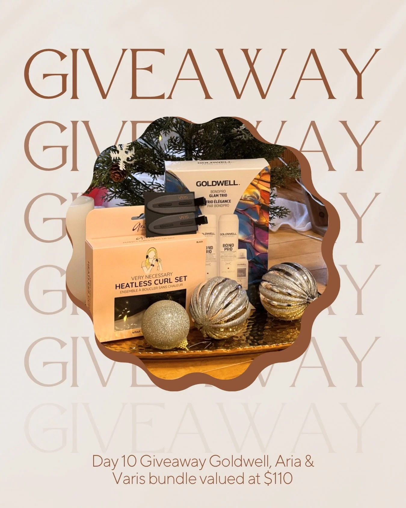 DAY 10 of our 12 Days of Giveaways is now live 🎄🤩

Today we&rsquo;re celebrating effortless styling and healthier hair with a glam trio designed to protect, style, and elevate your everyday routine ✨

From strengthening bonds to heatless curls and 