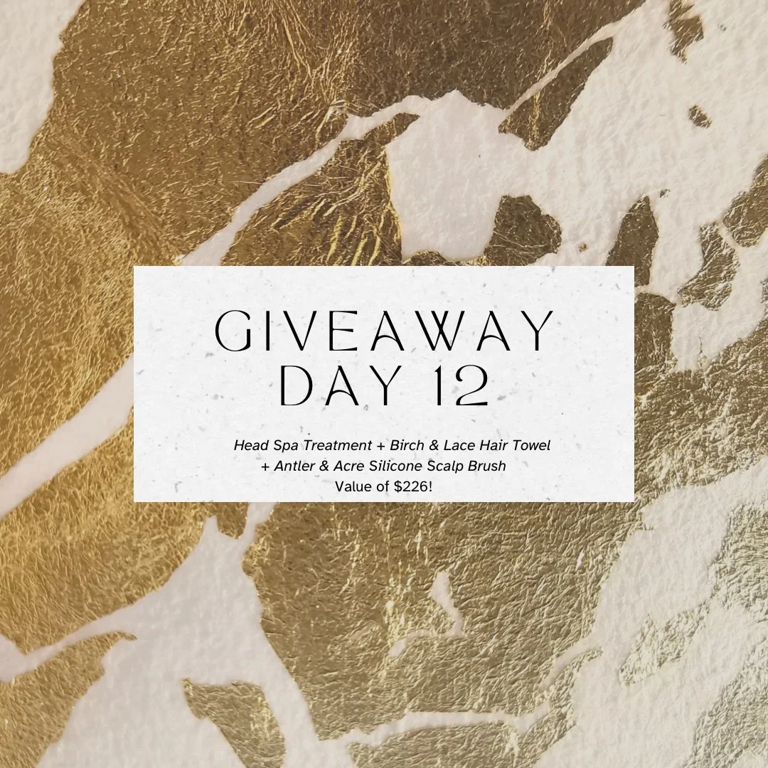 DAY 12 &mdash; FINAL DAY of our 12 Days of Giveaways 🎄🤩✨

We saved the BIGGEST &amp; MOST LUXE giveaway for last&hellip; because this one is all about total relaxation, scalp health, and next-level self-care💆&zwj;♀️🌿

This is your chance to exper