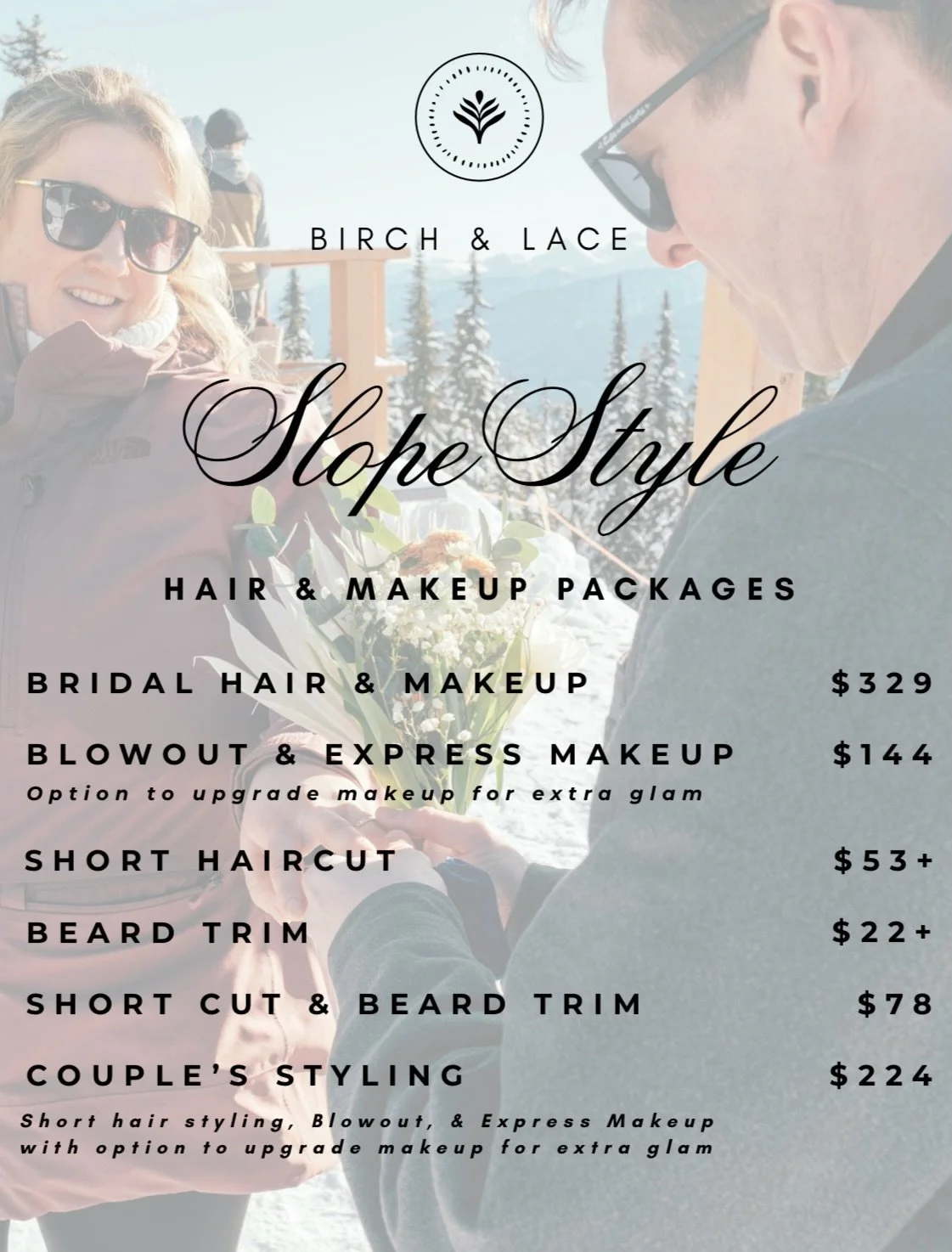 Eloping this Valentine&rsquo;s Day? 💌

Say &ldquo;I do&rdquo; with flawless hair &amp; makeup by us to enjoy your special day at @revelstokemtnresort ❄️

 Hair &amp; Makeup Packages available + self care go the both of you ✨