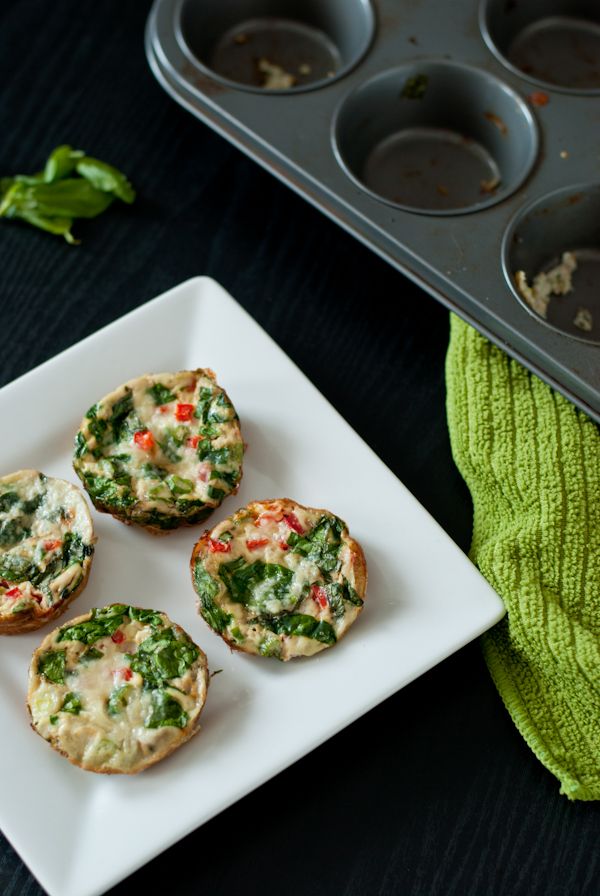 Mini Egg-White Vegetable Frittata