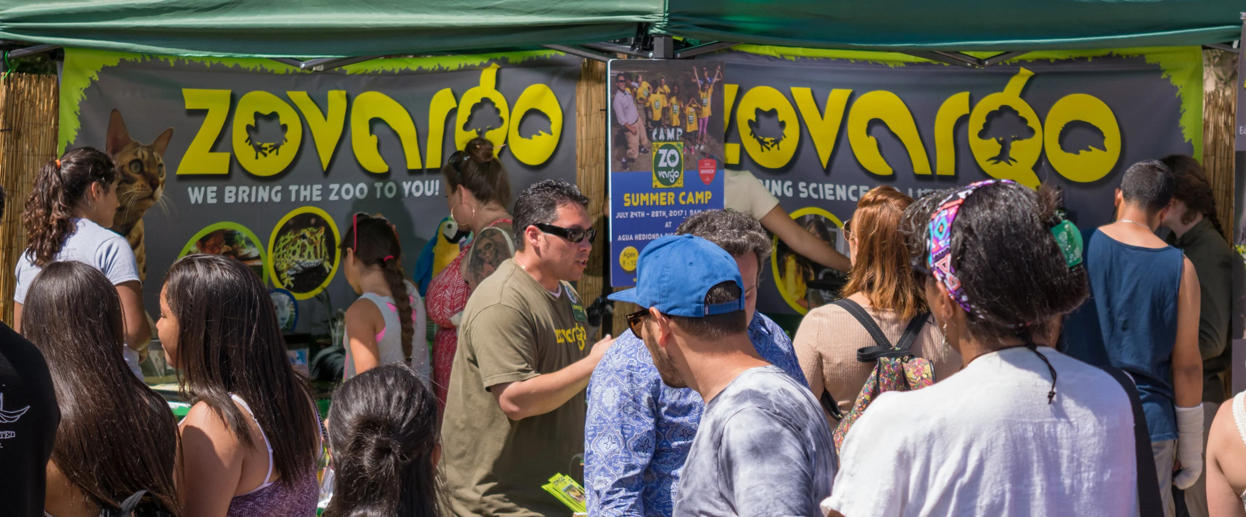 Our booth always draws a crowd! | Earth Day, 2017