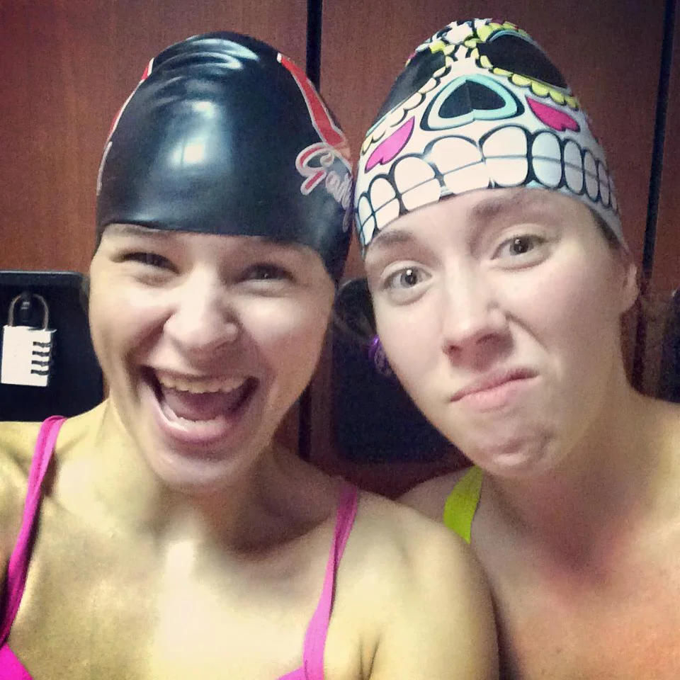 Coach Kelcey and Autumn post workout: feeling stronger, fit, and tough!
