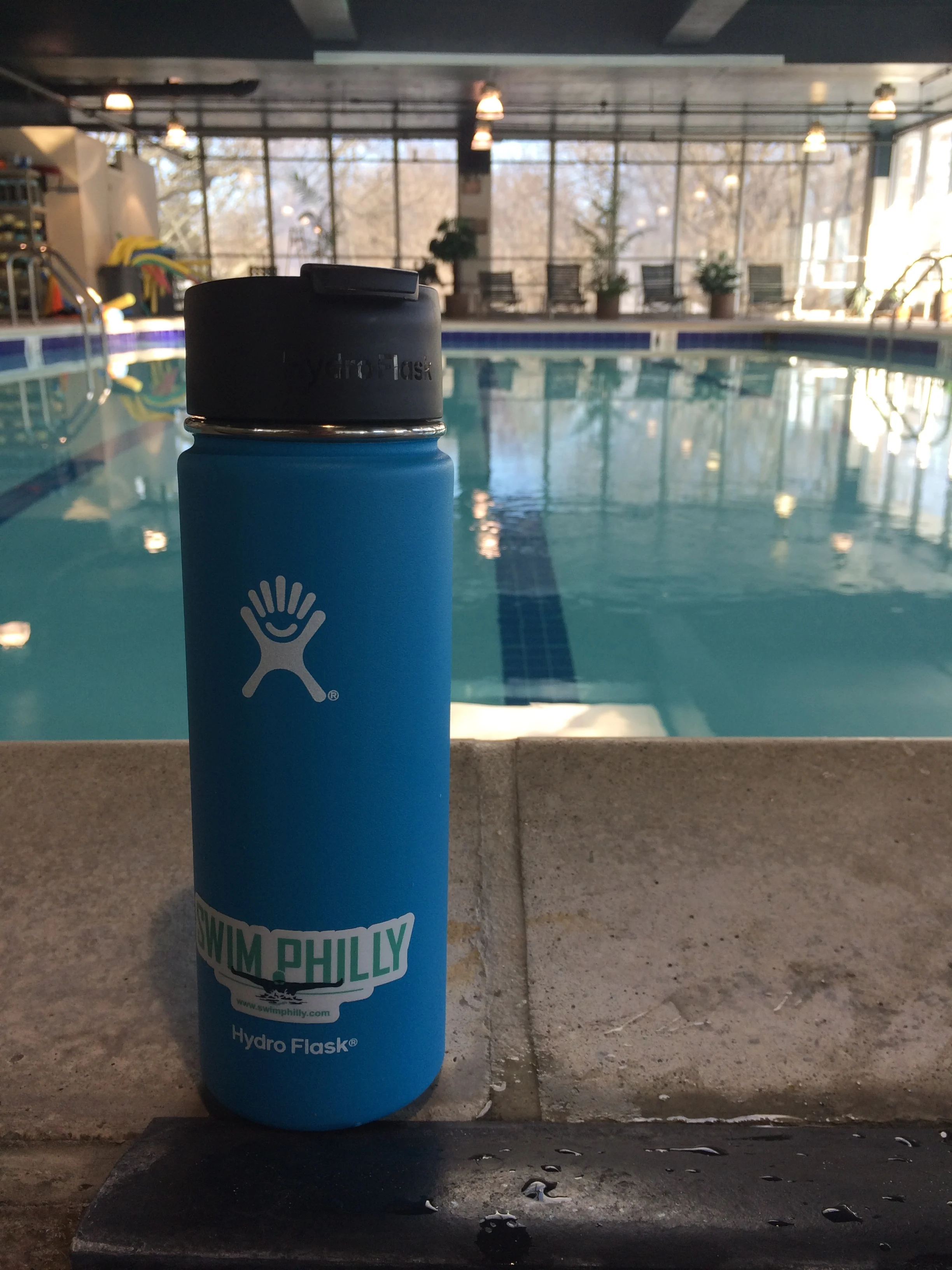 Why do I keep my water bottle near the pool?