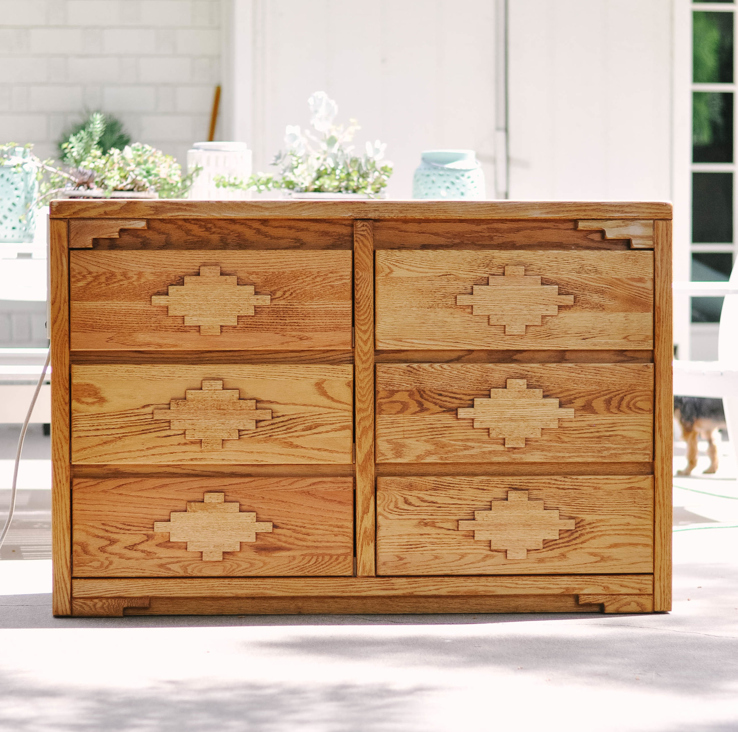 brown painted dresser Antique Painted Pine Dresser – The Mustard Seed Collection, The Seed main image 0
