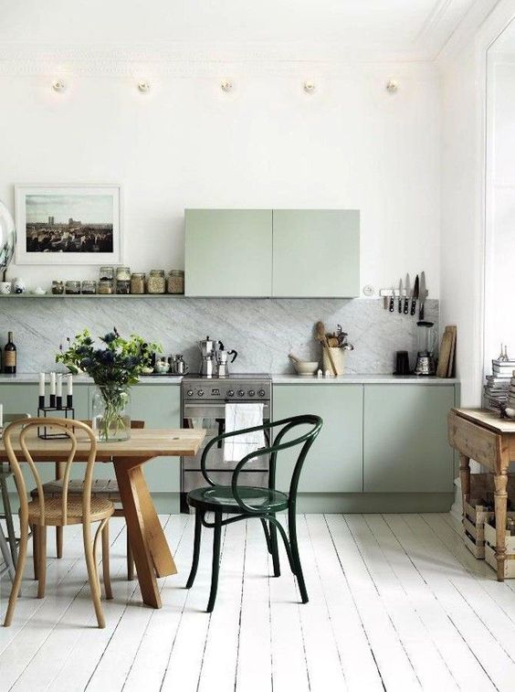 Inspiration: A Muted Sage Green Kitchen  Lark & Linen Interior Design and  Lifestyle Blog