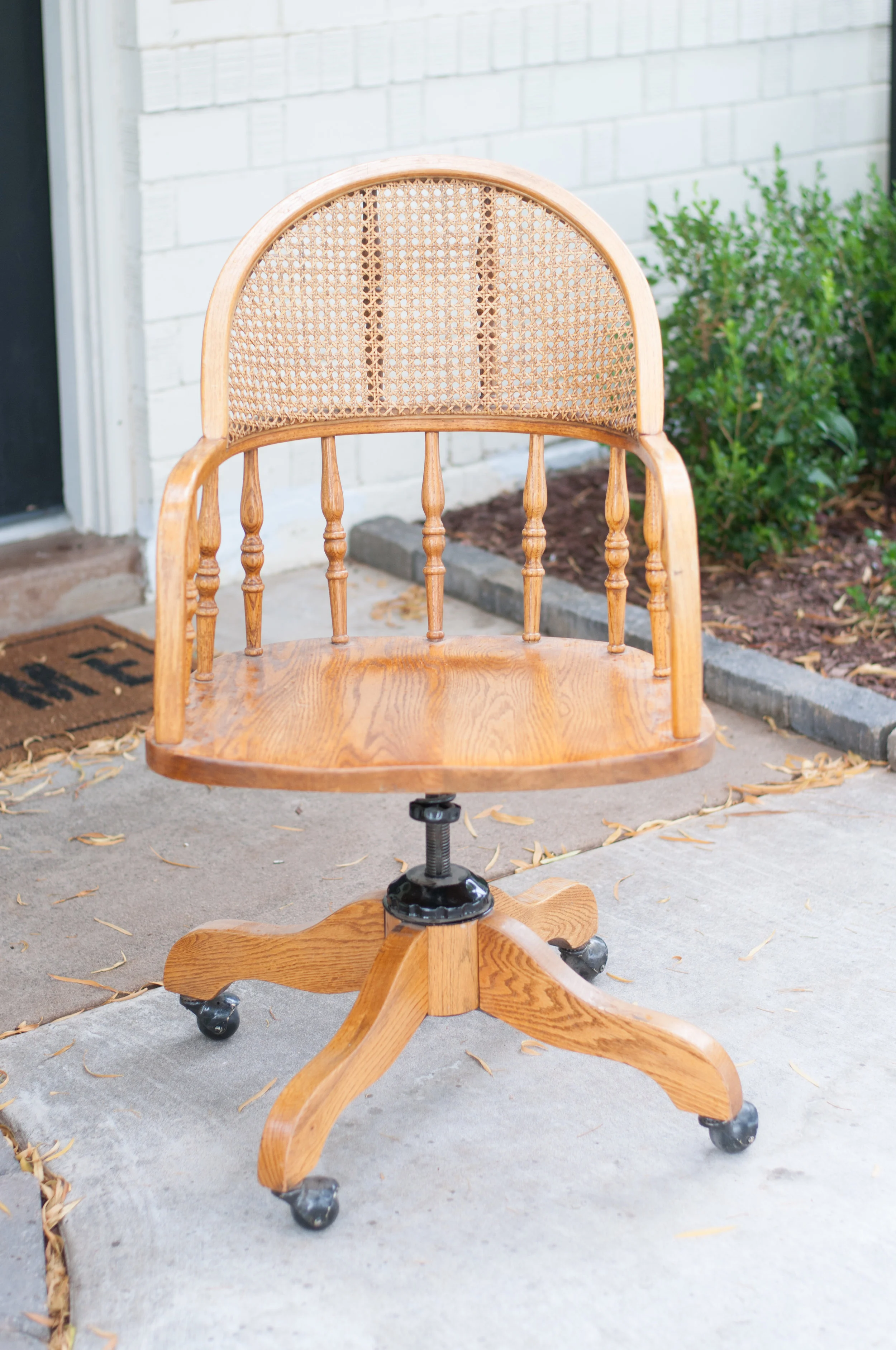 Diy Painted White Cane Chair Makeover Love And Specs