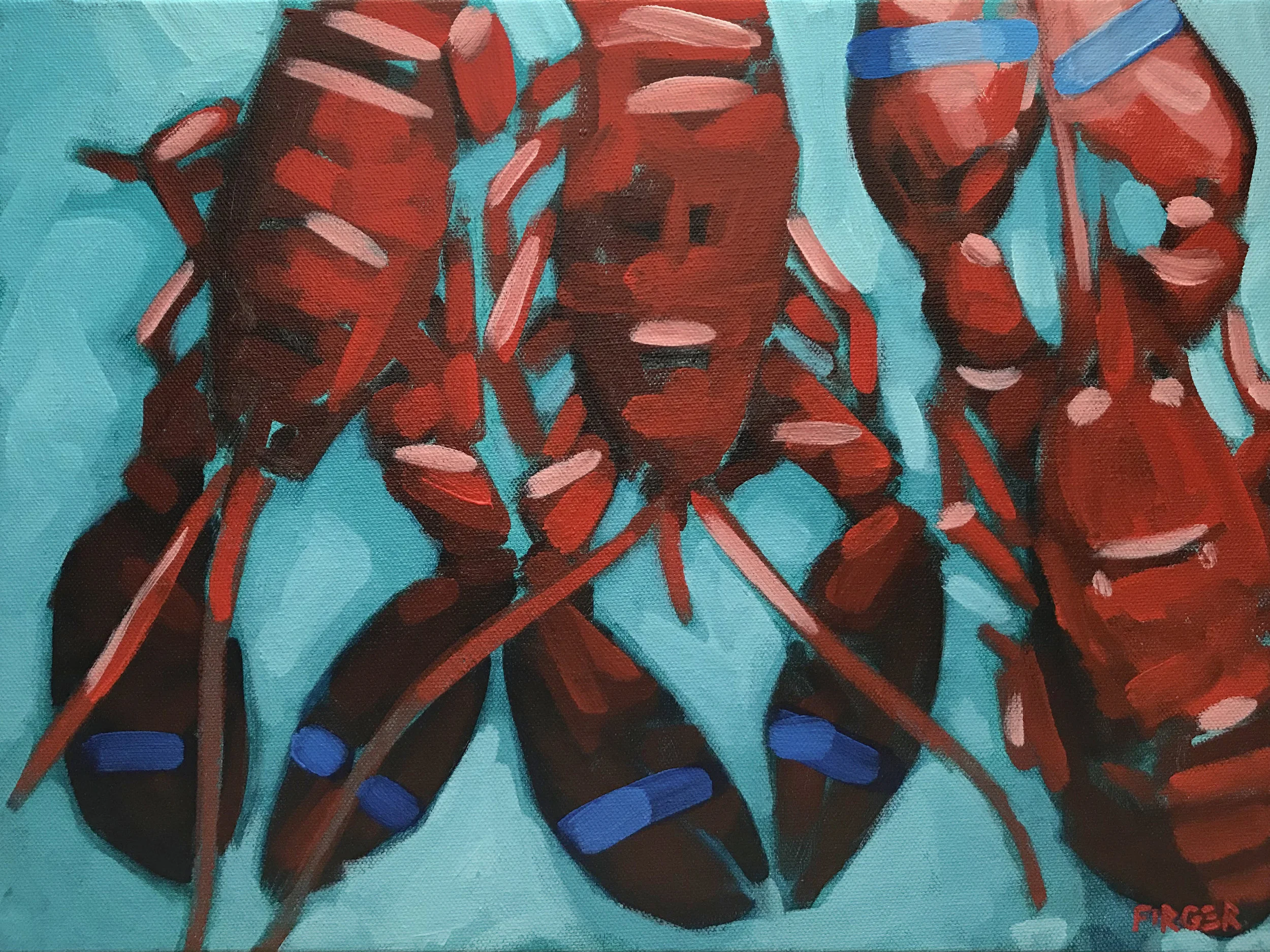 Coastal Cuisine - 12 x 16, Acrylic on Canvas (SOLD)