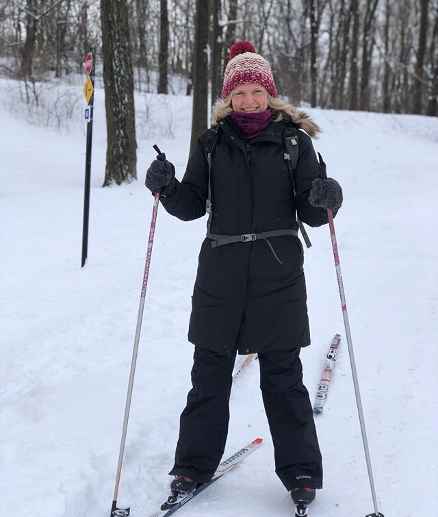 Escape to #montreal ❤️❤️Cross country skiing in Mount Royale Parc and visit to Notre Dame Basilica. 😍😍