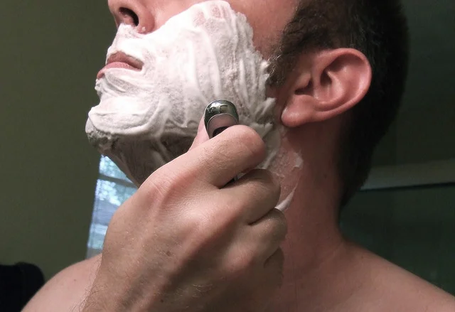 Shaving cuts me up