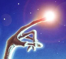 Like ET&#x27;s homeward-pointing finger