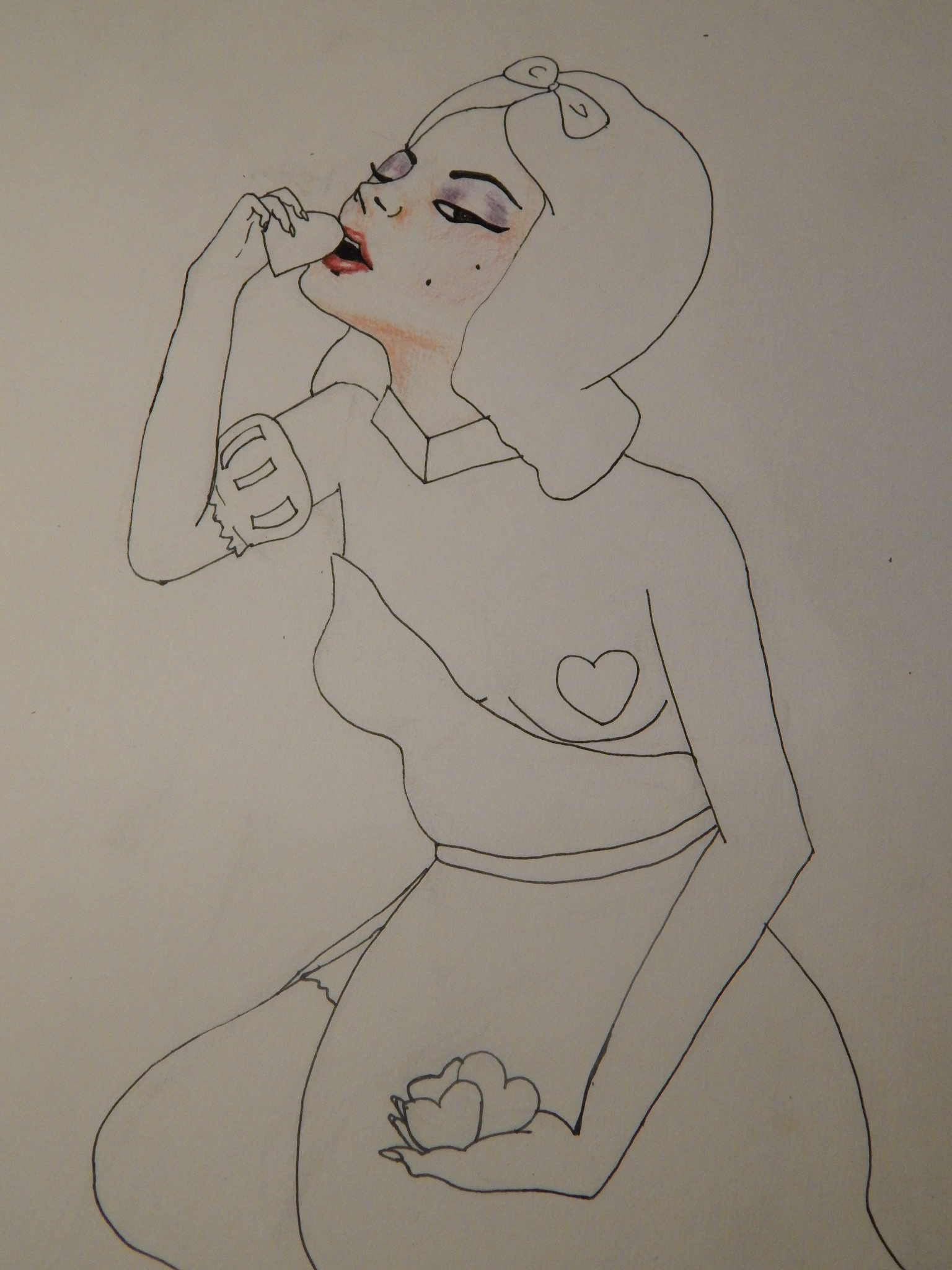 Annie Warhol Rosie from The Rosie Project, eating her heart out. 
