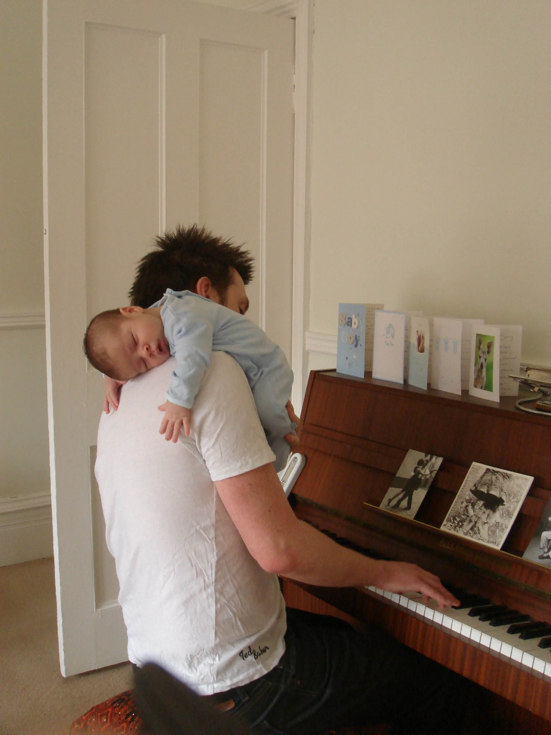 You won't sit on my shoulders