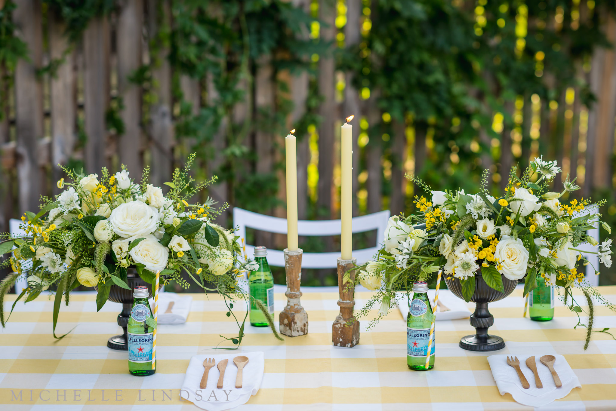 Ideas for a Ladies Fantasy Football Party Ideas | B Floral and Event Design | Michelle Lindsay Photography