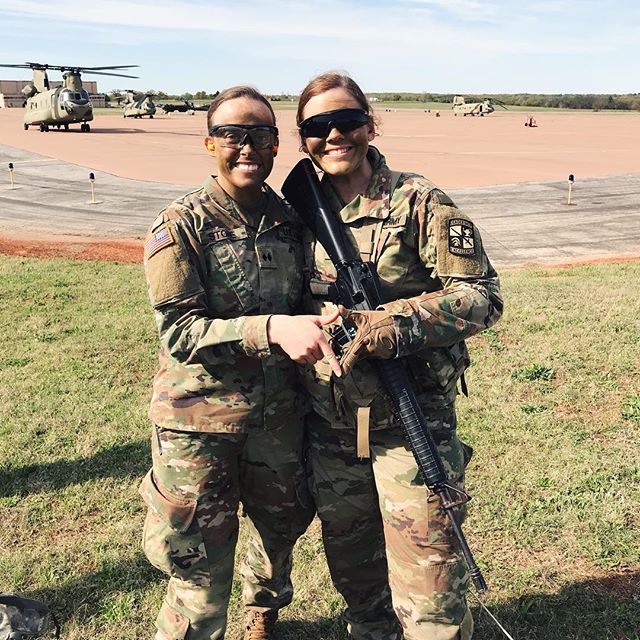 Happy Friday! Last weekend, our amazing Army ROTC members, Annie Ryan and Maddie Stone worked with a CH-47 at their Spring Training Exercise. We are so proud of them for all the hard work they do and how they represent OU and KAΘ in such an awesome way!