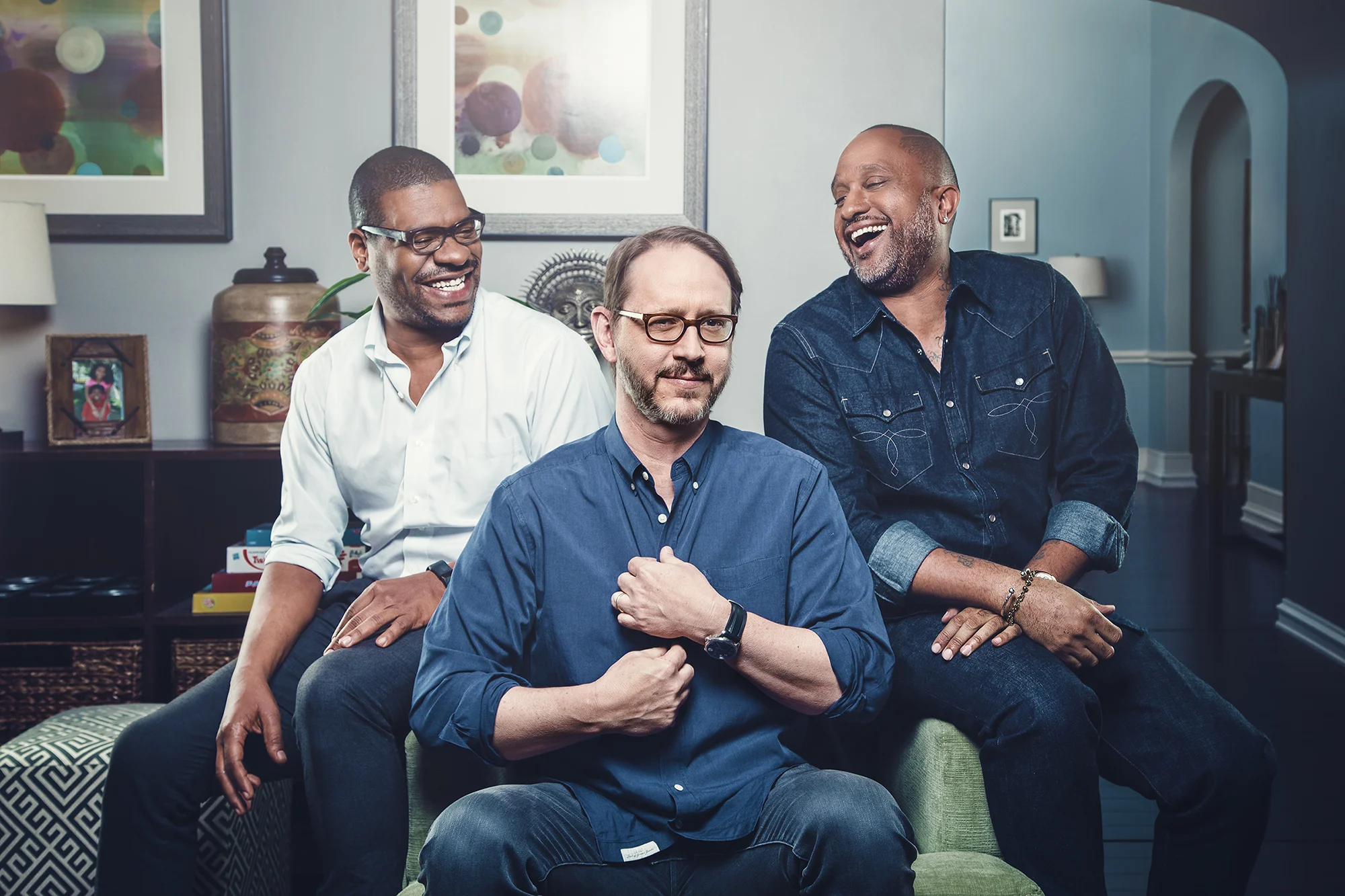 Courtney Lilly, Kenya Barris, Jonathan Groff for Emmy Magazine