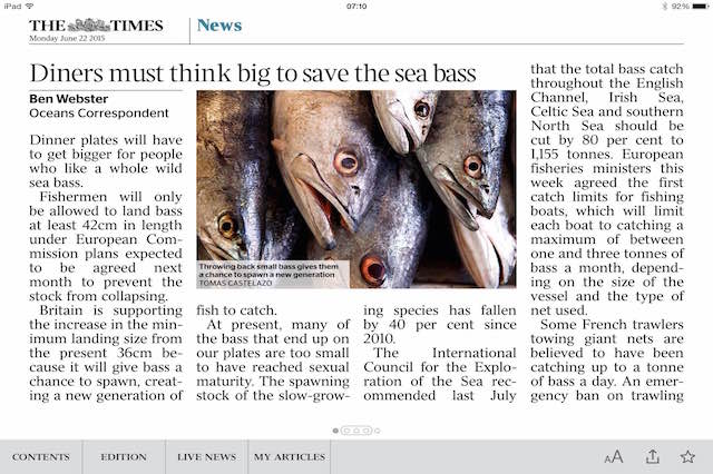 Potentially good news on bass MLS, but why can't newspapers get (sea) bass right?