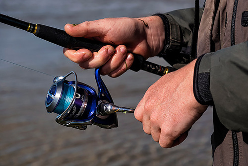Do you know where your reel hand sits on your rod when you are