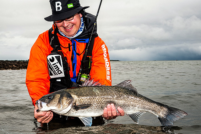 A 10lb+ bass taken by bumping a 120mm Black Minnow along the bottom in a run of current
