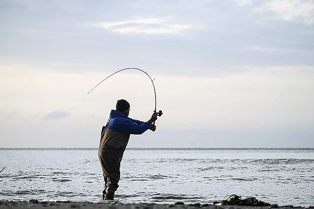 Mark putting his beloved 9' 7-23g Truzer through its paces a few months ago