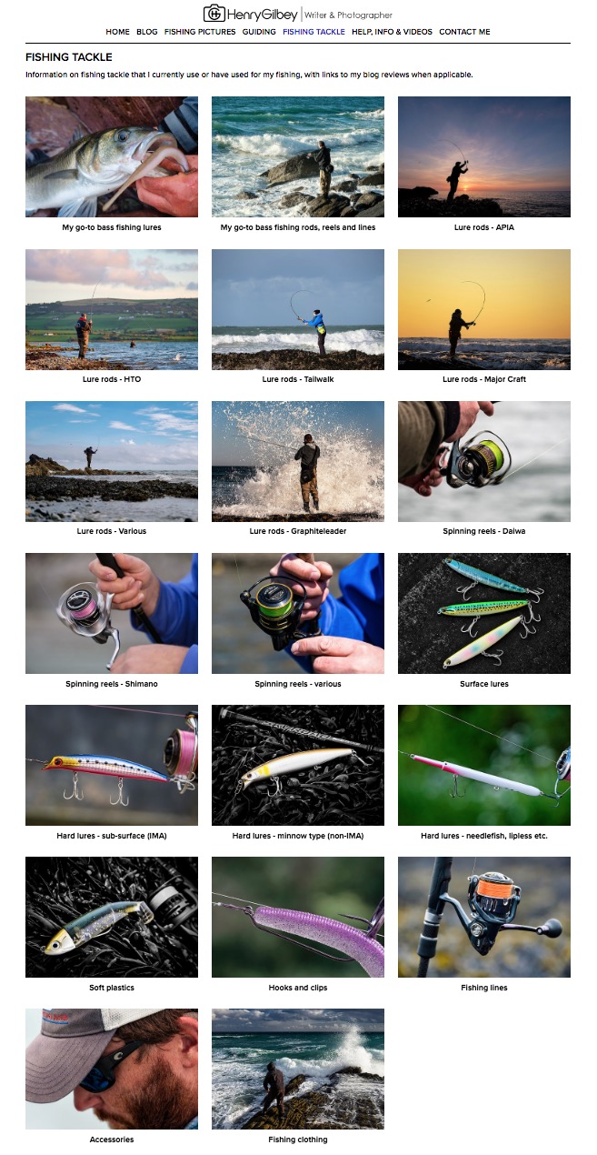 My go-to bass lures and go-to rods, reels and lines - I'm trying to  summarise some of the extensive amounts of information on the Fishing  Tackle pages — Henry Gilbey