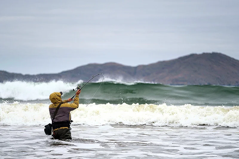 Not a particularly big surf, but you get my drift......