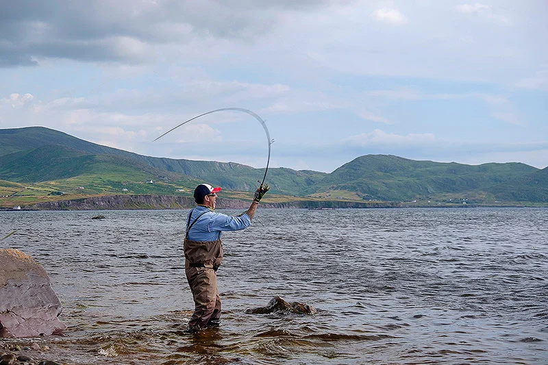 The (non-EU custom) Major Craft Triple Cross 9’6’’ 10-30g going through the gears out in Ireland