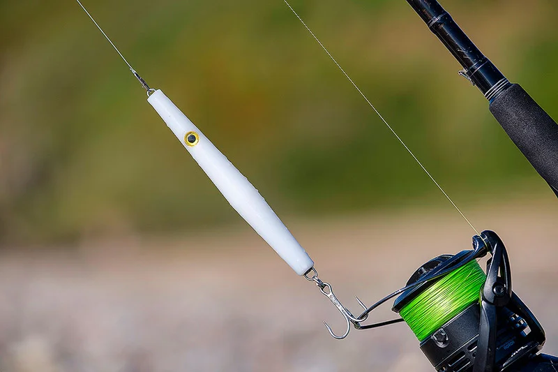 An interesting way of adding a rattle to a silent surface lure, but ...