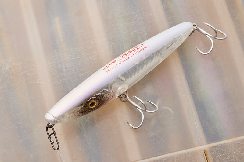 Two very different surface lures at very different prices, one