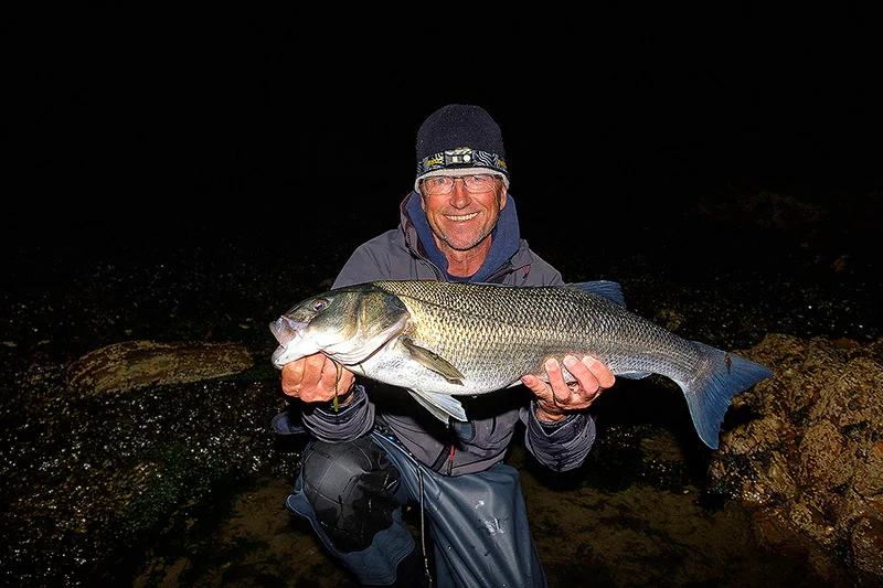 Easy-access night fishing, ideal for waders like these