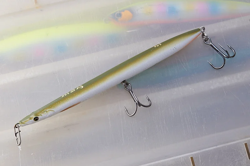 This is how I first rigged this lure up