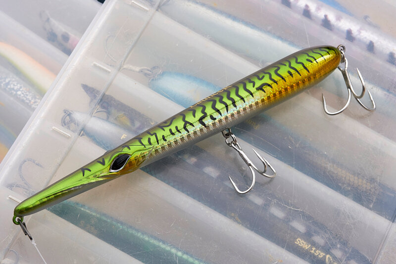 I haven't done a huge amount of surface work for bass this year, but this  new Seadra “Surface LaunceR” is an interesting top water lure — Henry Gilbey