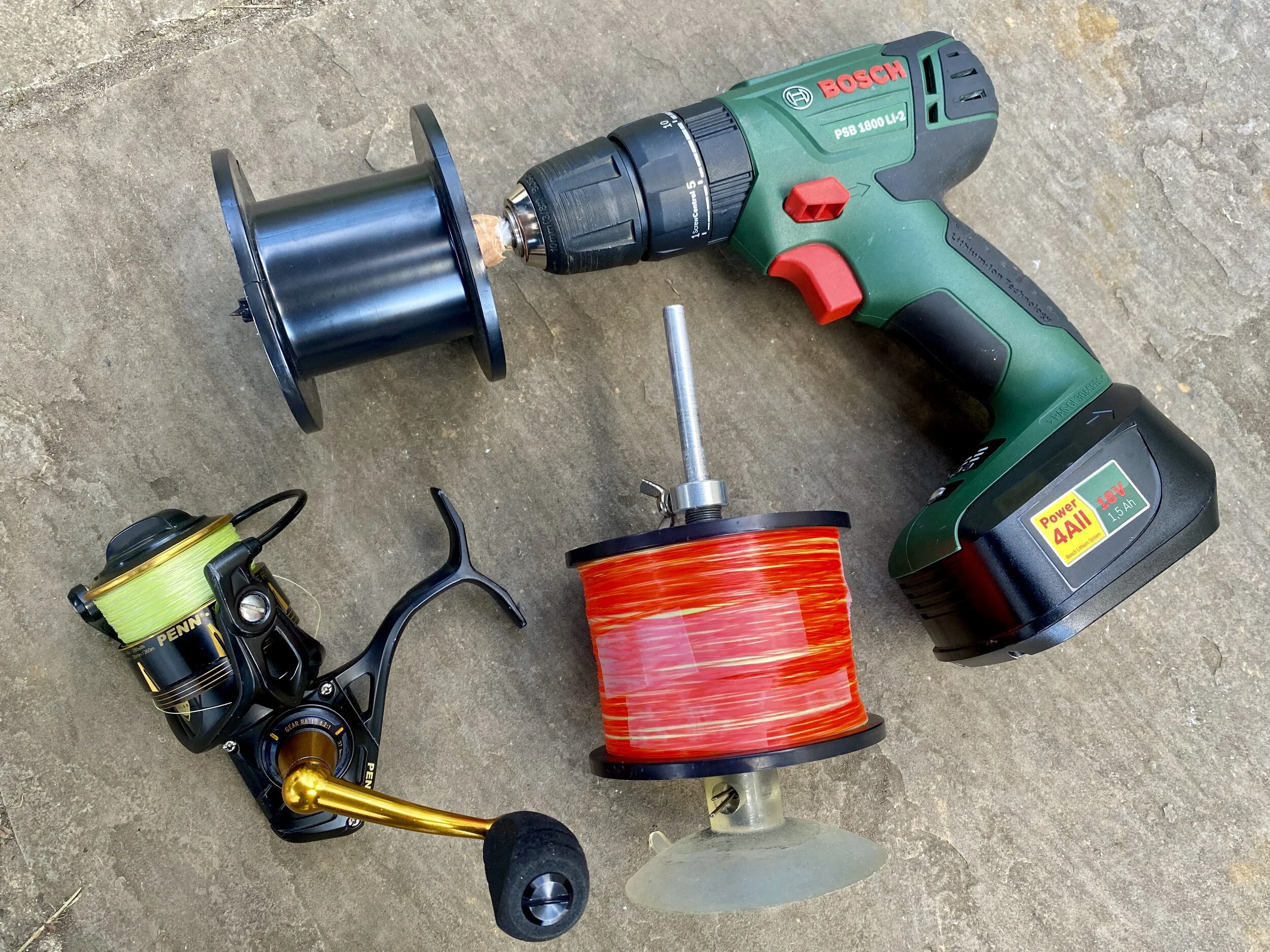 I’m going to reverse my braid on a couple of spinning reels because why the hell not - this is how I do it, plus how I load a reel up from empty