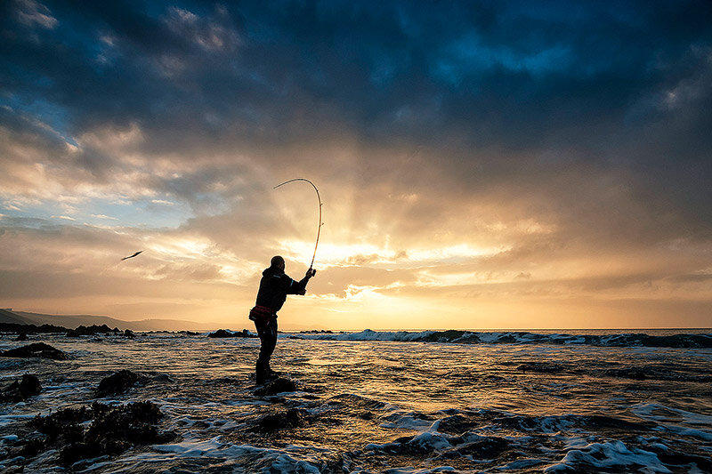 Where in the suggested casting weights do lure rods perform the best? —  Henry Gilbey