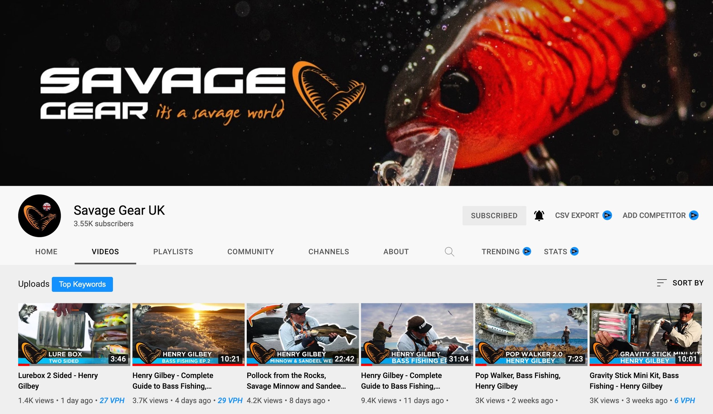 A bunch of videos we shot over in Ireland on this Savage Gear shoot are starting to appear on YouTube (sorry!)