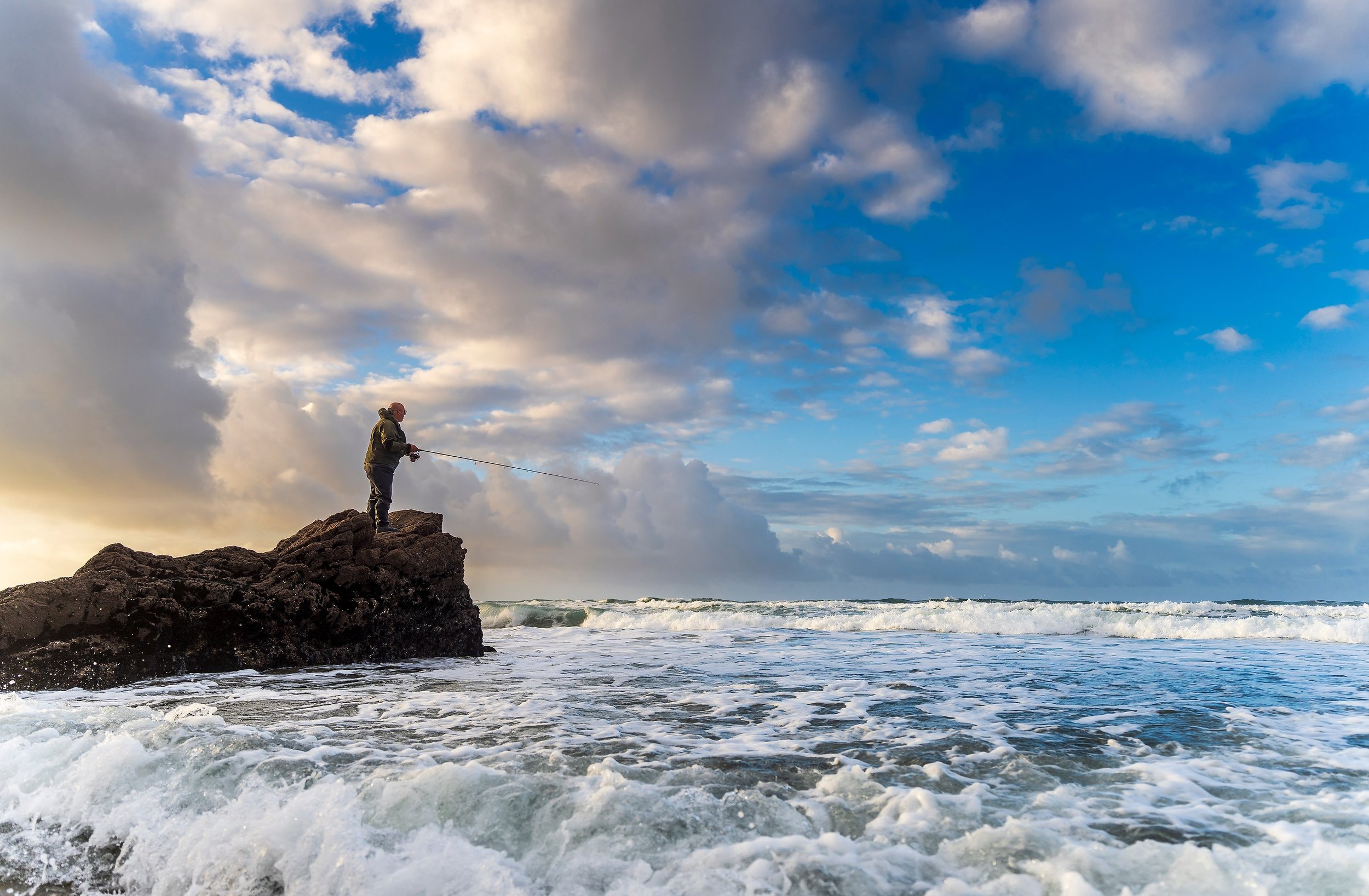 You Don't Need A Big Surf Rod To Fish From The Beach - Beach