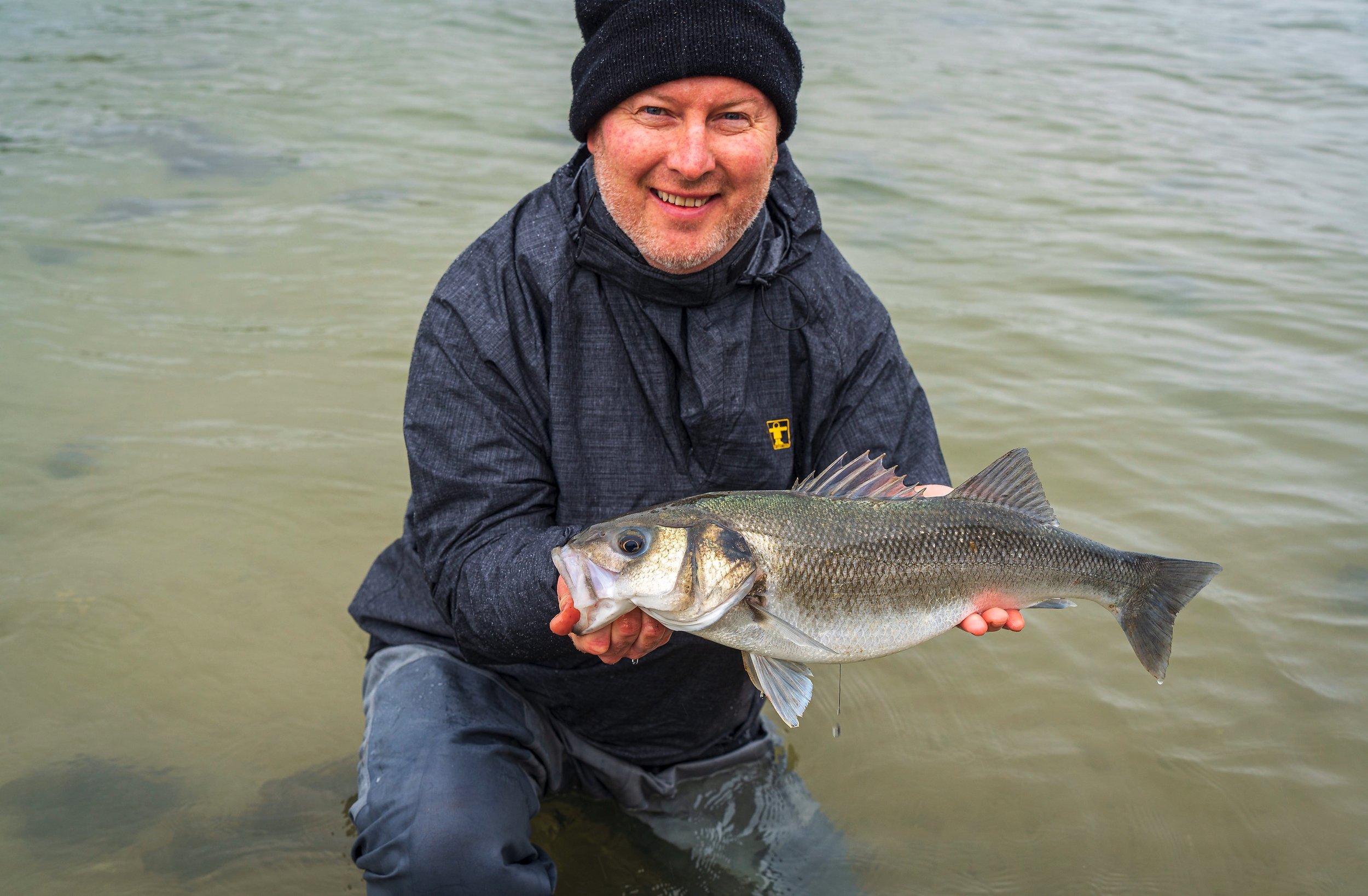 A nice March bass was caught, but worry not, my 100% record is still  intact! — Henry Gilbey