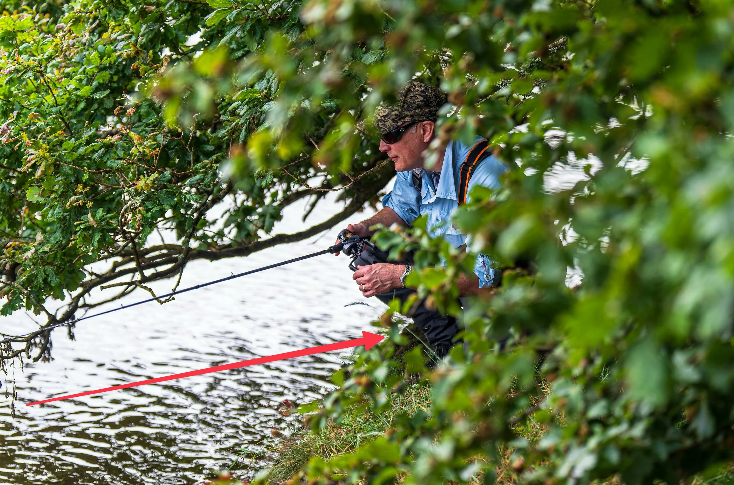 Sadly I am not as ninja-like as I thought I might be! Just couldn’t get into a good position to present a lure to a proper fish……….