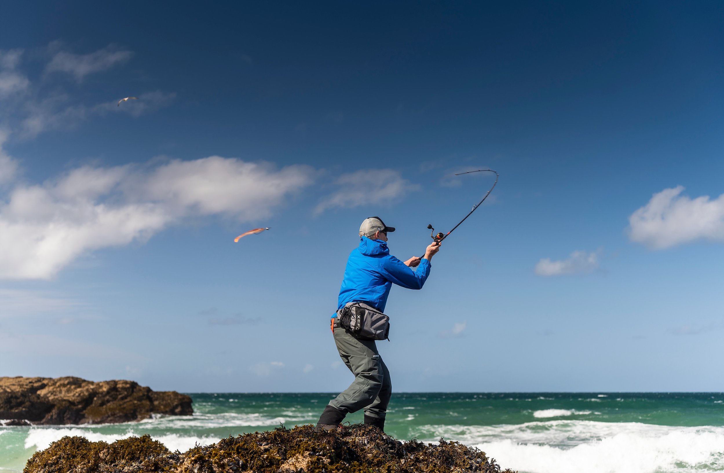 Give me the excitement of fishing green, fizzed up water all day